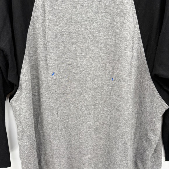 Kit and Ace Gray Black Baseball Tee Size 6 3/4 Sleeve Raglan - Picture 7 of 8